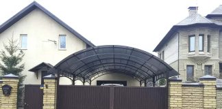 Навіси: призначення, види, особливості та матеріали Навіс з полікарбонату