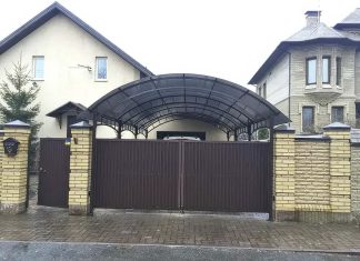 Навіси: призначення, види, особливості та матеріали Навіс з полікарбонату