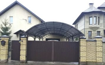 Навіси: призначення, види, особливості та матеріали Навіс з полікарбонату